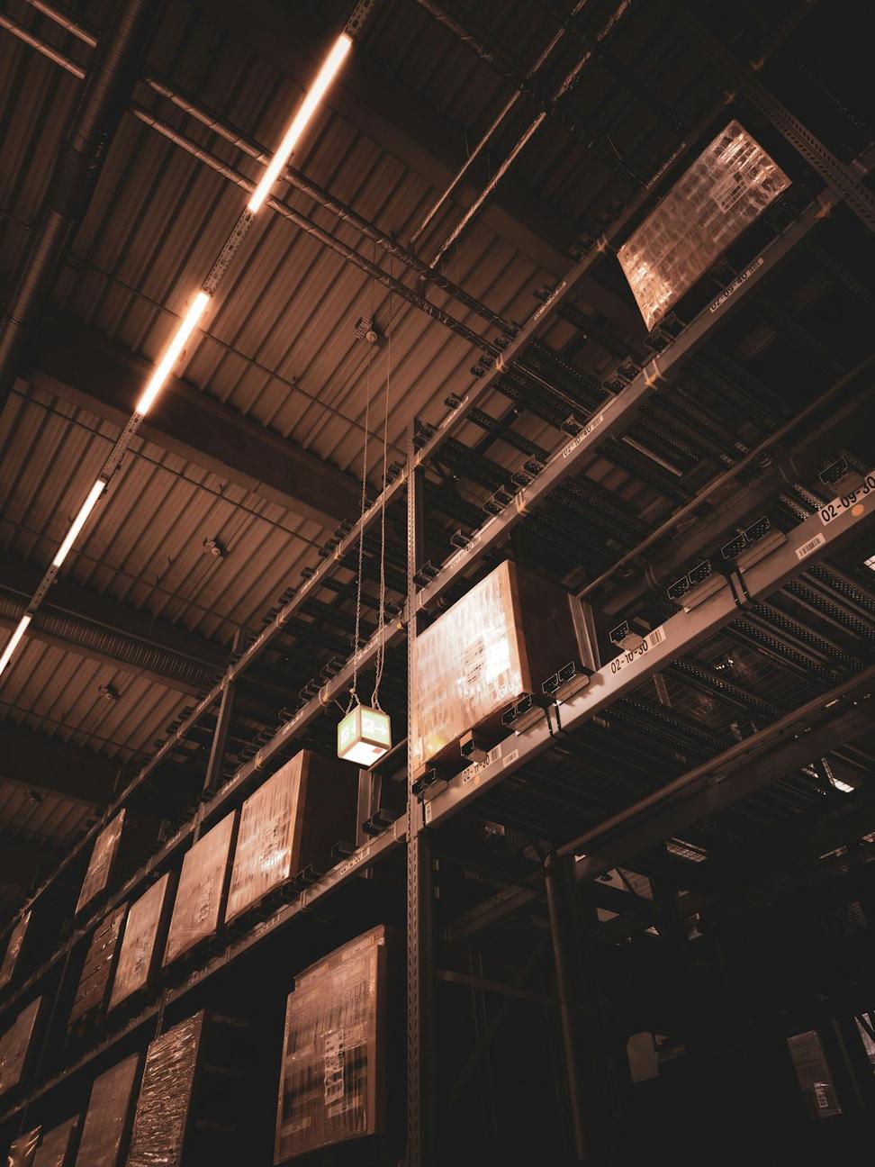 Distillery warehouse after
